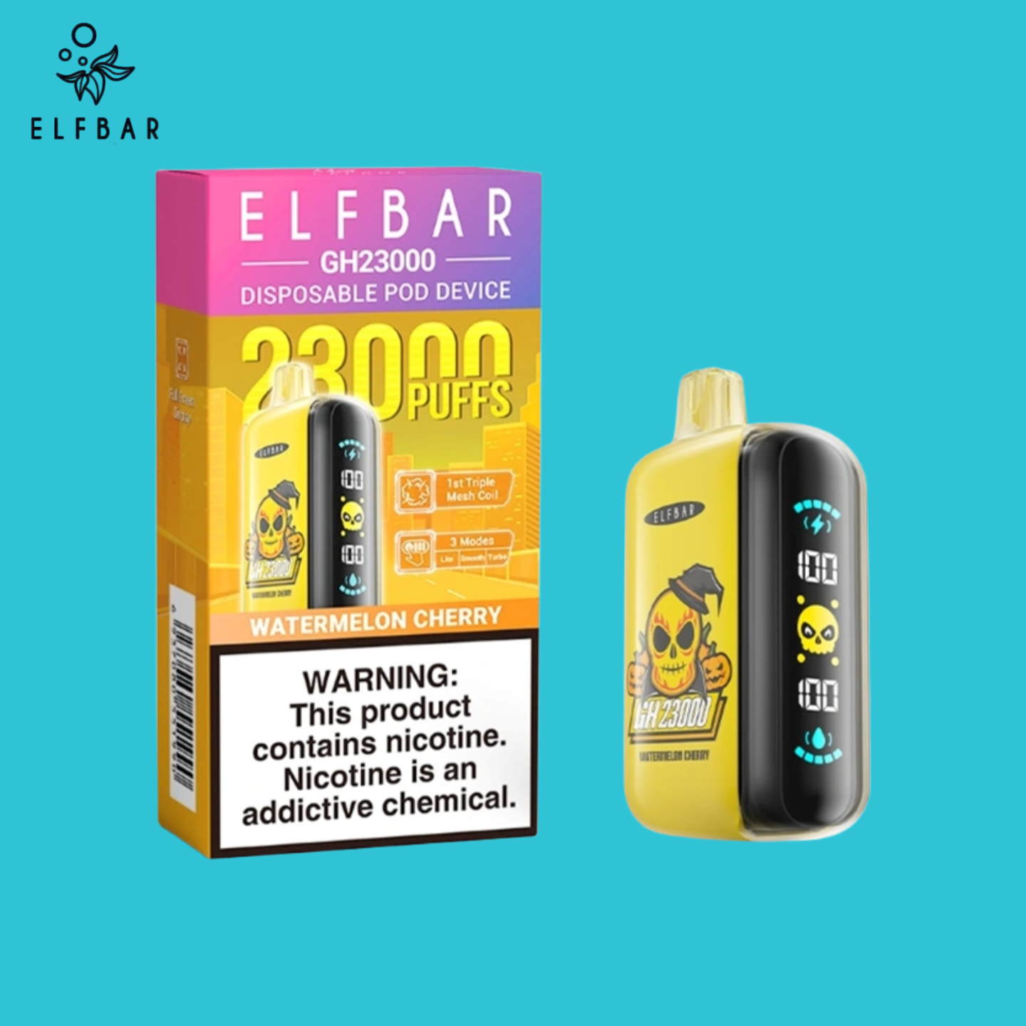 Elf Bar Vape 23000 Taff Watermelon Cherry