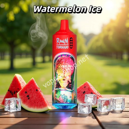 Watermelon Ice Puff 9K Bouffees Vape Jetable