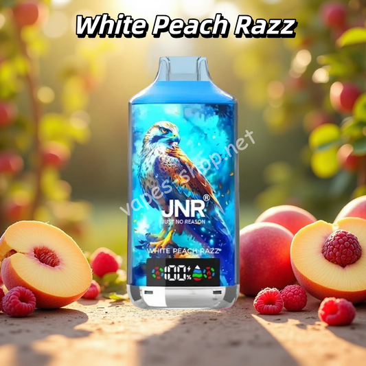 White Peach Razz JNR 18K Puffs Vape