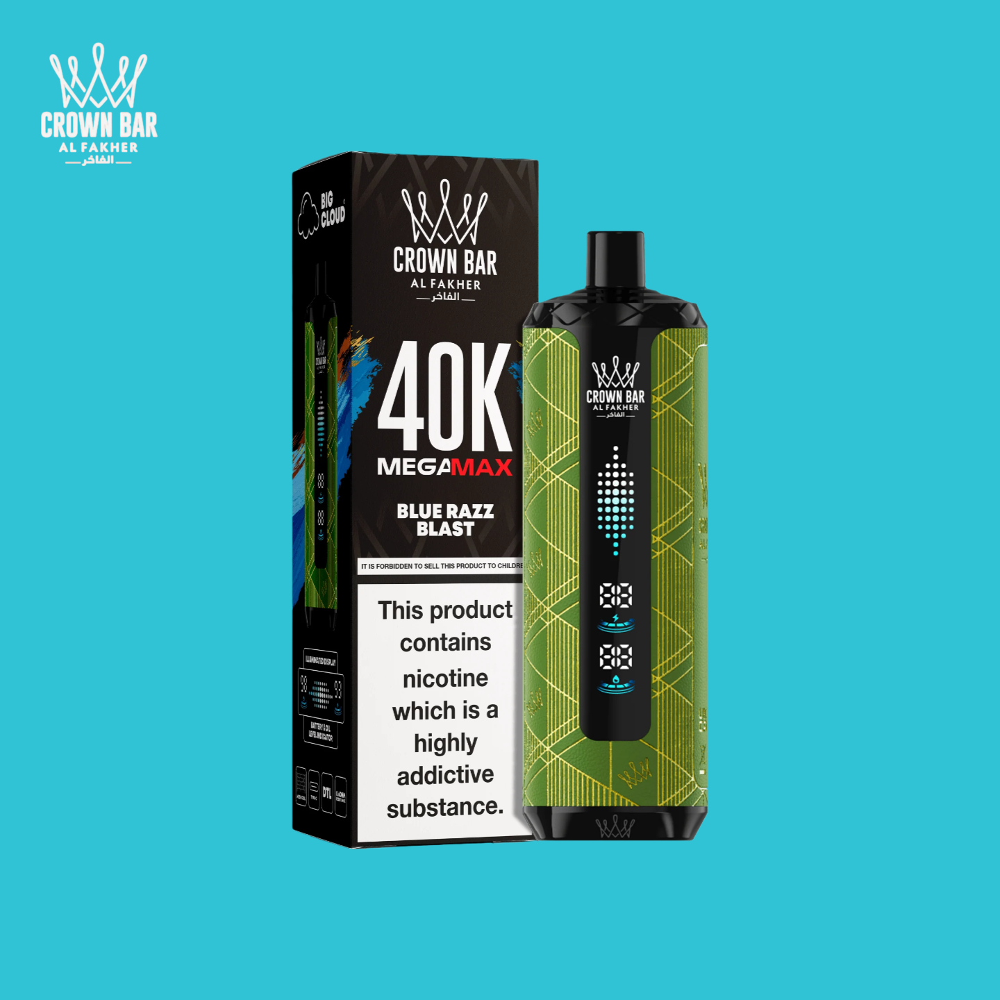 Al Fakher Vape 40000 Blue Razz Blast
