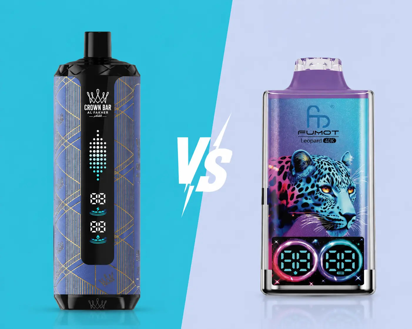 Al Fakher Mega Max 40000 vs RandM Tornado 40000