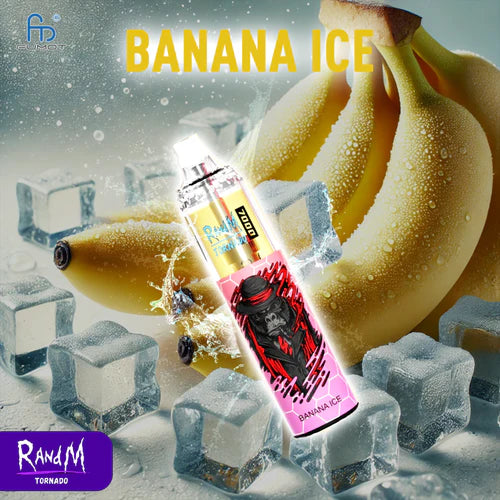 Randm Tornado Puff 7000 Taff Vape Jetable Banana Ice