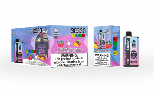 Blueberry Raspberry & Peach Mango Watermelon - Puff 30k Taff Jetable Vape