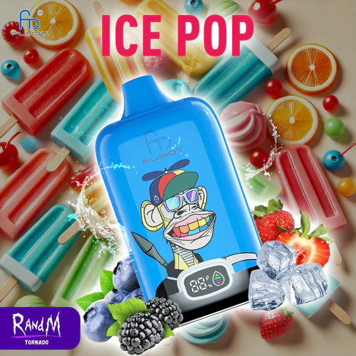 Randm Tornado 12000 Puff Ice PoP Gout Vape Jetable with Batterie Rechargeable