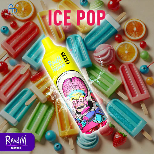 RandM Tornado Puff 9000 Taff Ice PoP Cigarette électronique Jetable