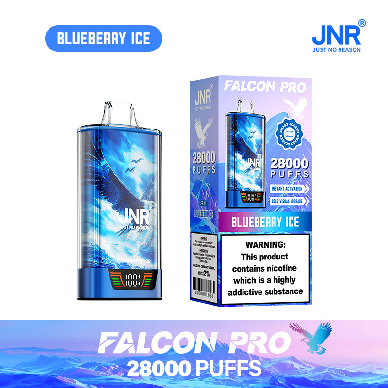 Saveur Blueberry Ice JNR Falcon Pro 28000 Puffs Vape