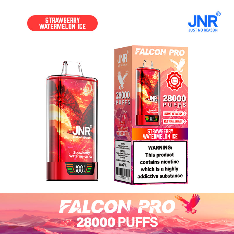 JNR Vape Falcon Pro 28K Puffs Strawberry Watermelon Ice