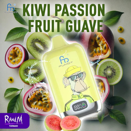 Puff 12000 Taff Cigarette électronique Jetable Kiwi Passion Fruit Guava Gout