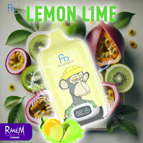 Randm 12000 Puffs Vape Jetable with 2% Nicotine Lemon Lime