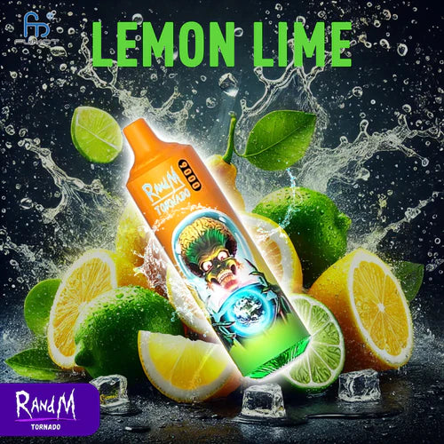 Lemon Lime Cigarette électronique Jetable - RandM Tornado Puff 9000 Taff