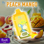12000 Bouffees Prix Puff Power Tornado Vape Jetable Peach Mango Saveur with Big Puffs Life