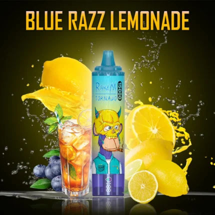 RandM Tornado Puff 15k Taff Cigarette électronique - Blue Razz Lemonade