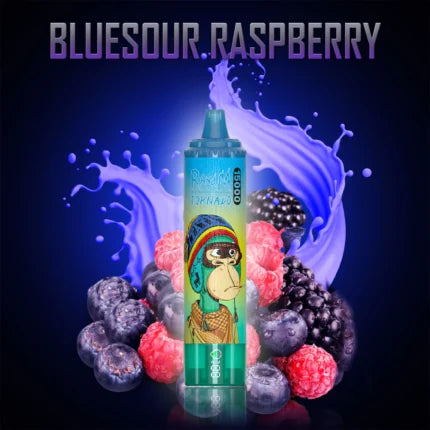 RandM Tornado 15k Puff 15000 Taff Cigarette électronique - Bluesour Raspberry