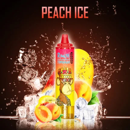 Fumot RandM Tornado 15000 Puffs Cigarette électronique Jetable - Peach Ice