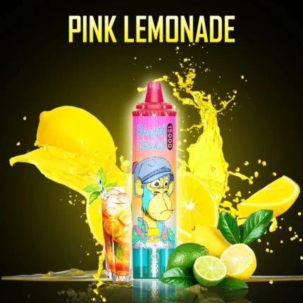 Randm 15000 Puffs Vape Jetable Pink Lemonade with Rechargeable Batterie