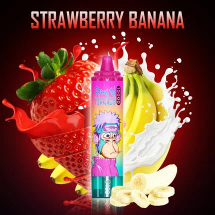 Strawberry Banana Gout - Puff 15K Bouffees Cigarette électronique Jetable with Big Puffs