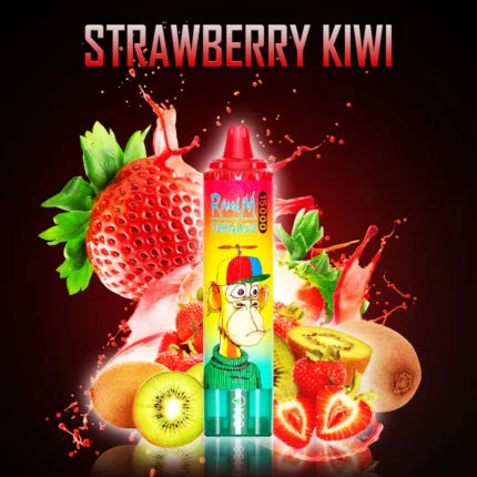 Big Puff  Cigarette 15K Puff Prix Strawberry Kiwi Gout with Nicotine
