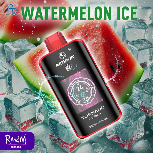 Watermelon Ice RandM Tornado 25000 Vape