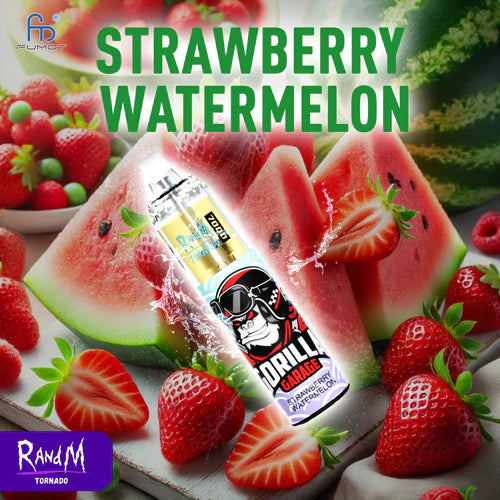 RandM Tornado 7000 Puffs Cigarette électronique Jetable Strawberry Watermelon